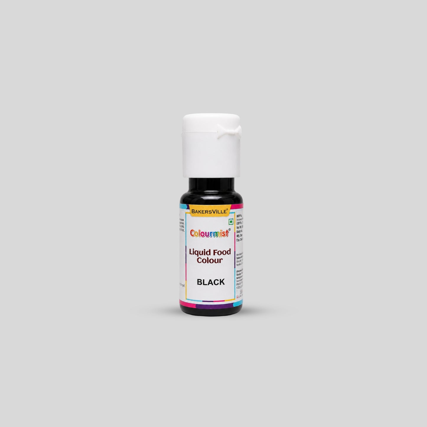 Bakersville Colourmist Black liquid food colour 20ml