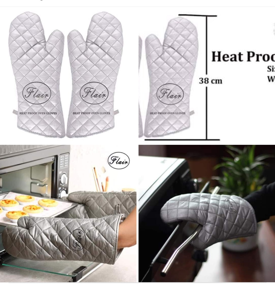 Flair heat proof oven gloves (One Pair)