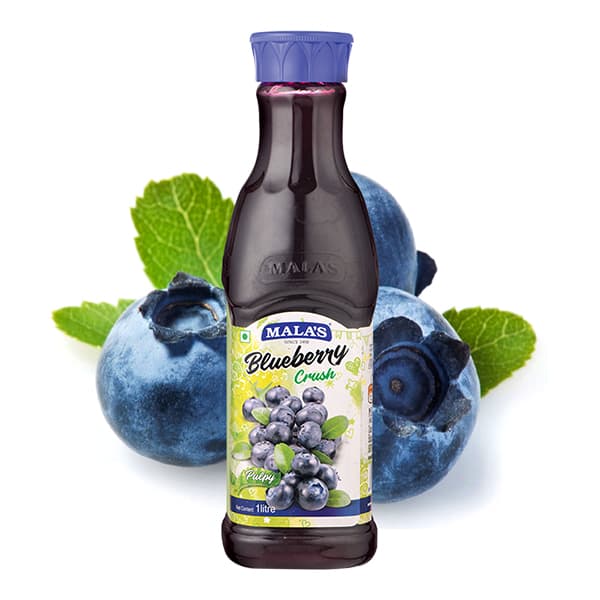Mala's Blueberry Crush 1Ltr