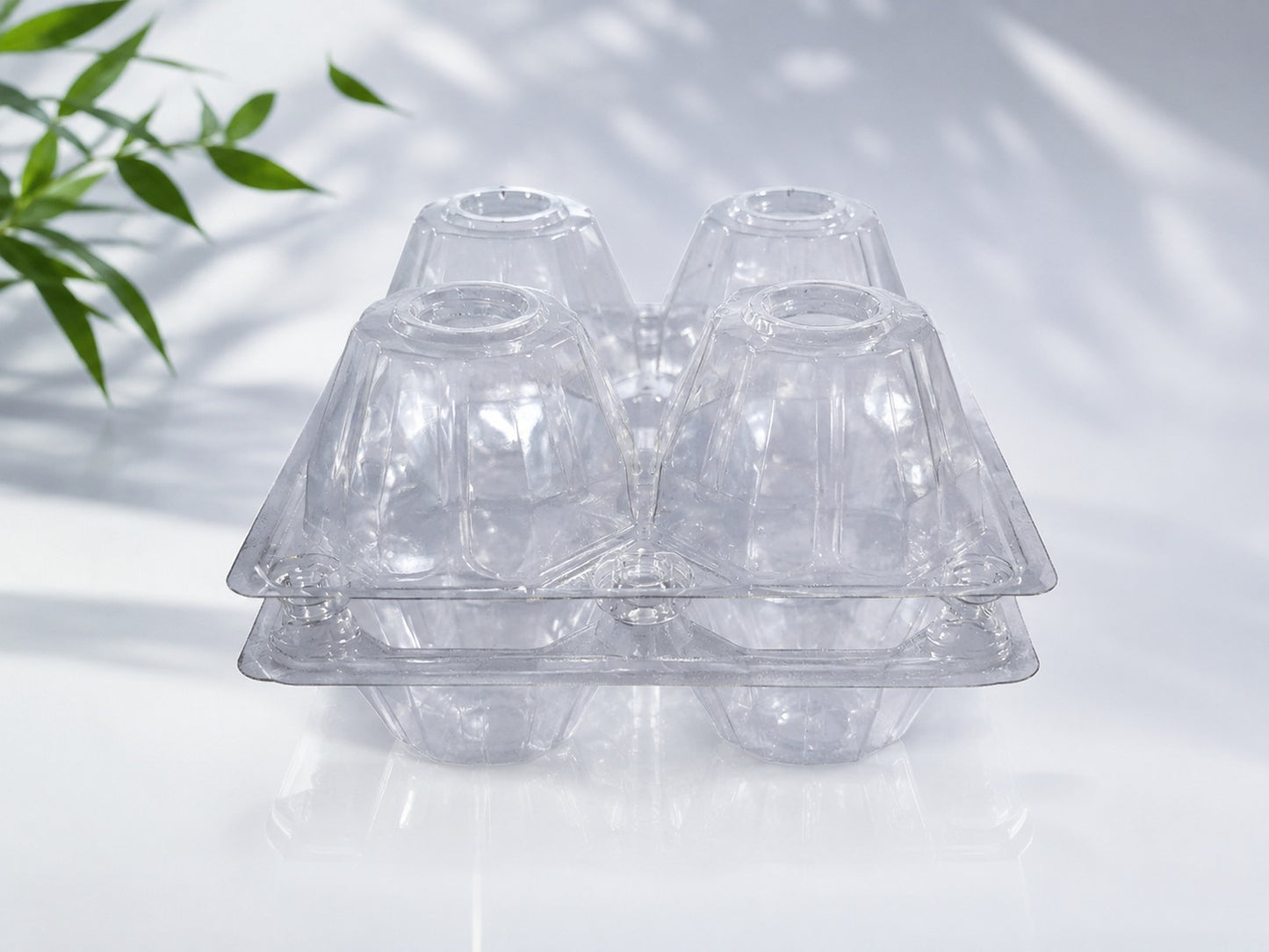 Four cavity PVC chocolate box pack of 5