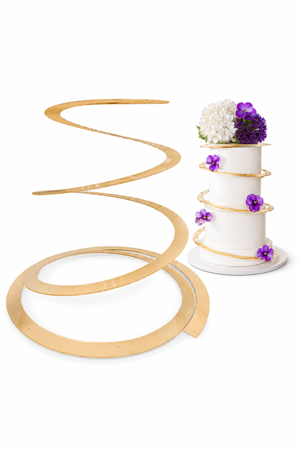 5 layers Spiral cake stand