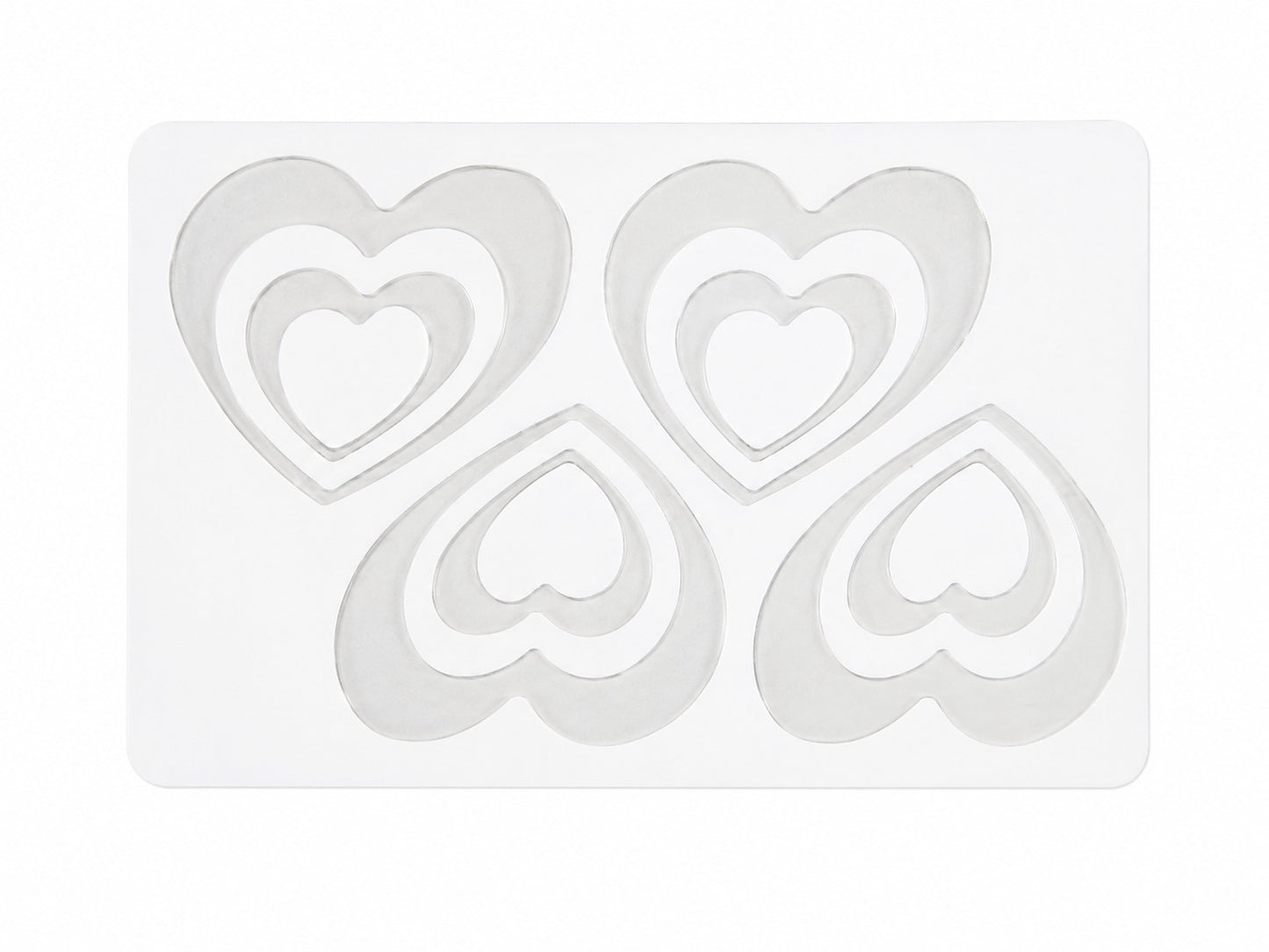 Double Heart Garnishing Sheet
