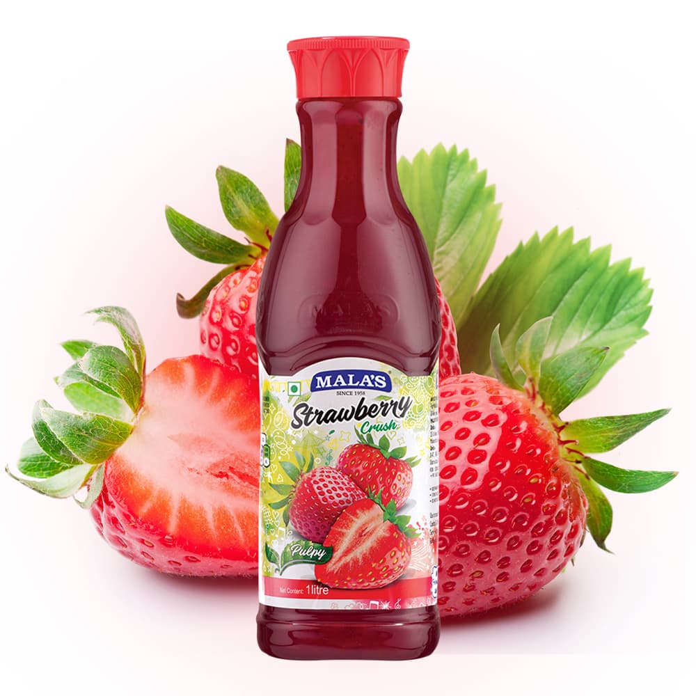 Mala's Strawberry Crush 1Ltr