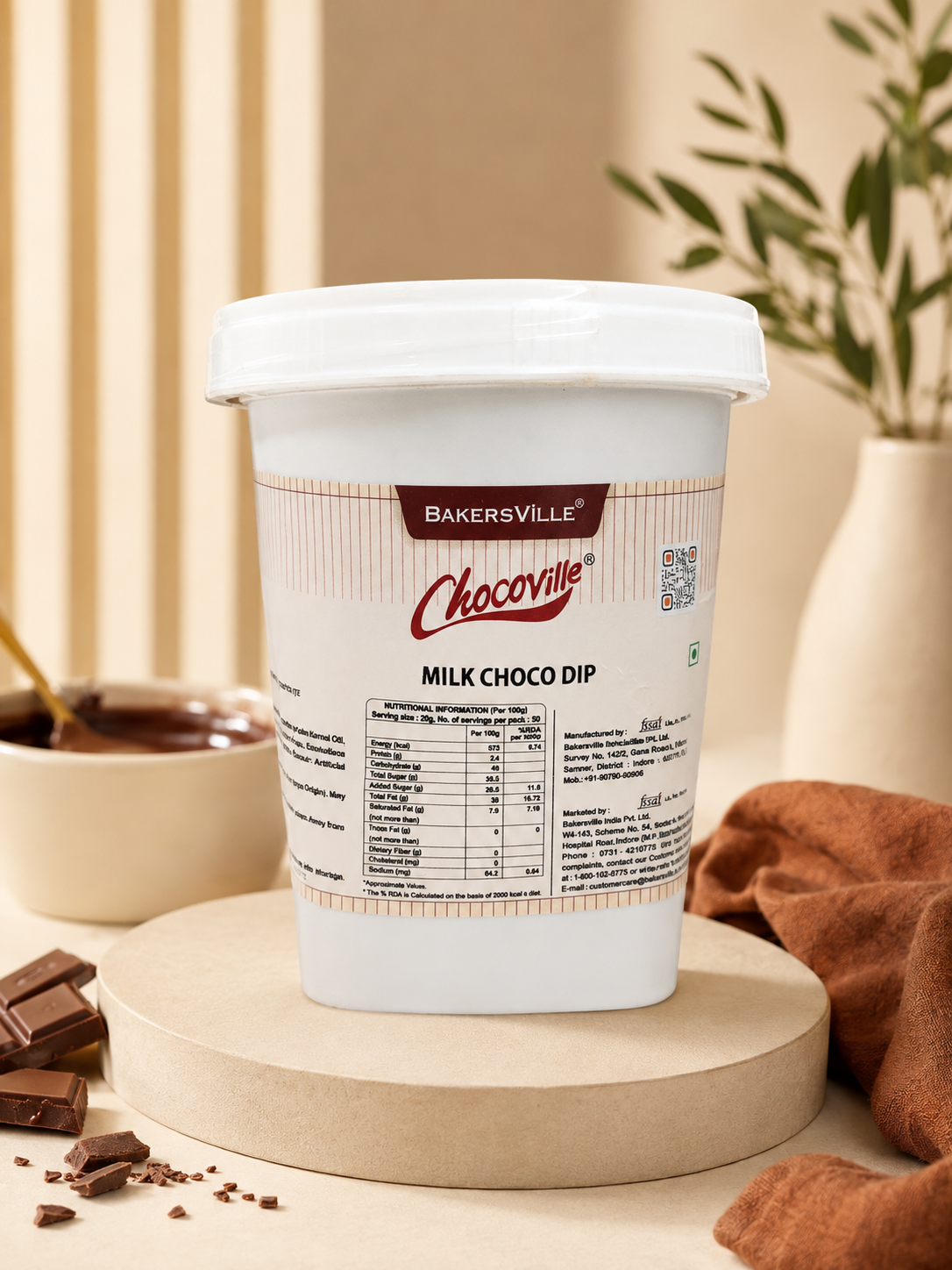 Bakersville Chocoville Milk Choco Dip – 1 Kg