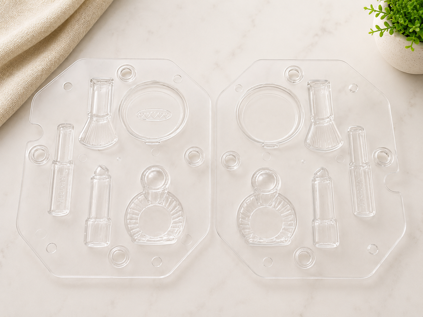 Acrylic Makeup fondant mould