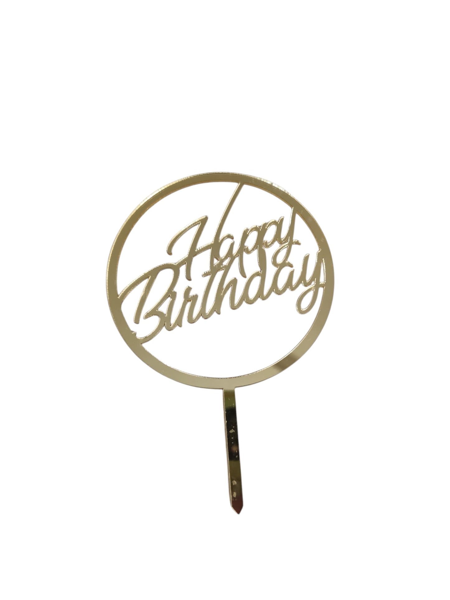 Happy Birthday Acrylic Topper