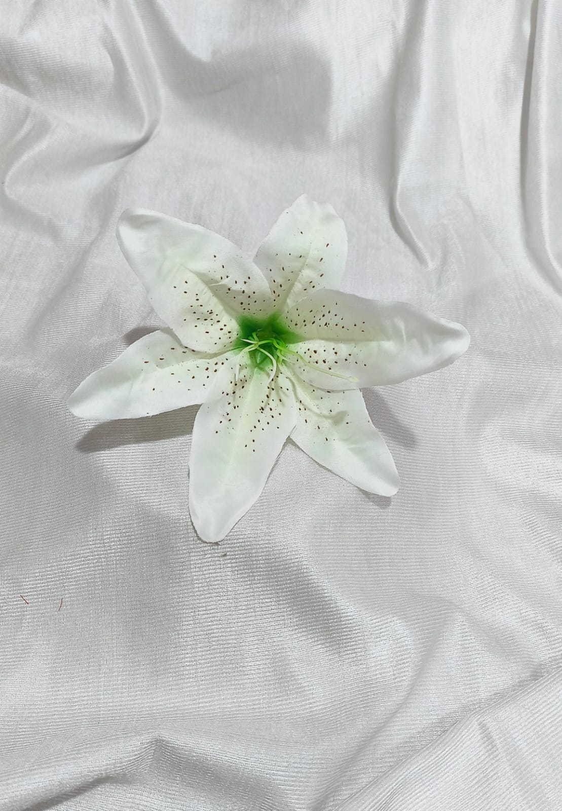 white lily limited Big White Lily Artificial Flower – Bakeworld Retails Pvt Ltd