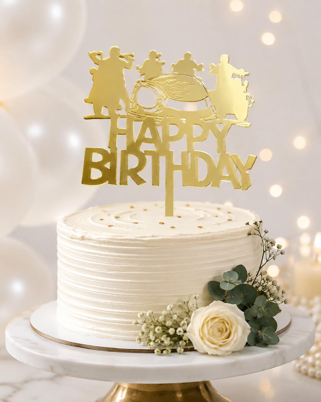 Happy Birthday topper