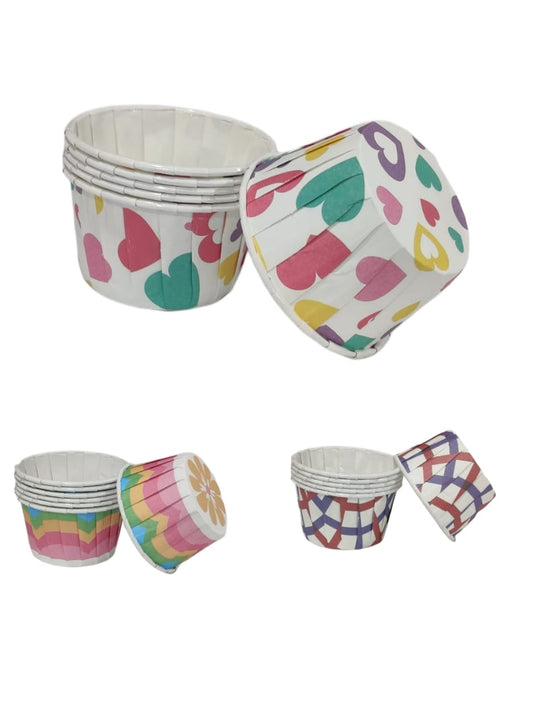 Cupcake liner Pack of 100 (Random colour) size - 2.5 inch