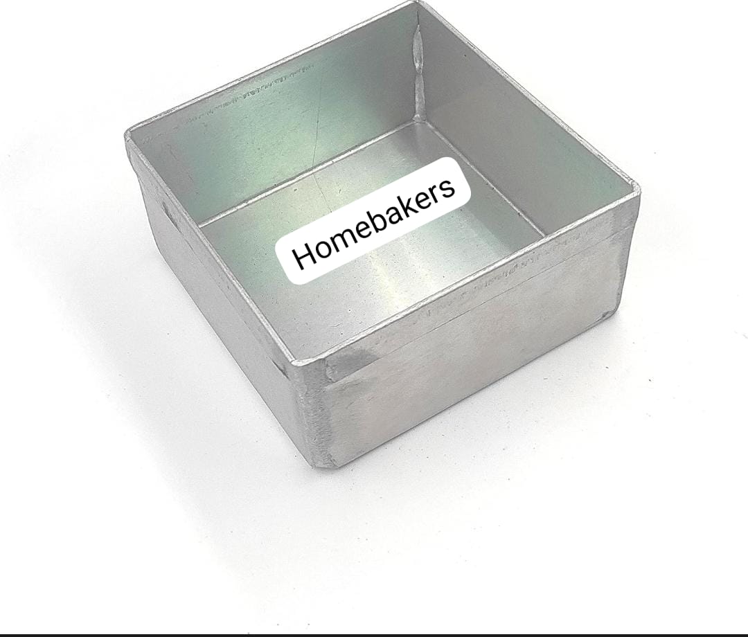 Heavy Duty Square Cake tin 4*4*2 inch