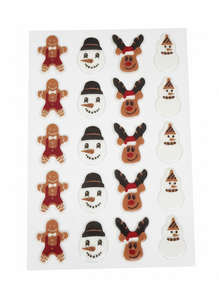 Bakersville Food Decor Transfer Christmas Mould