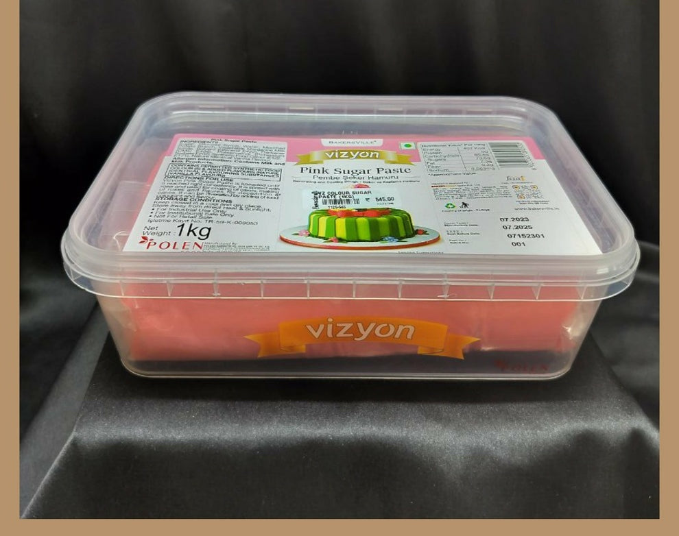 Vizyon Pink Sugar Paste 1kg