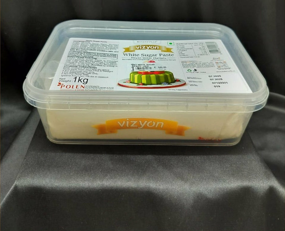 Vizyon White Sugar Paste 1kg