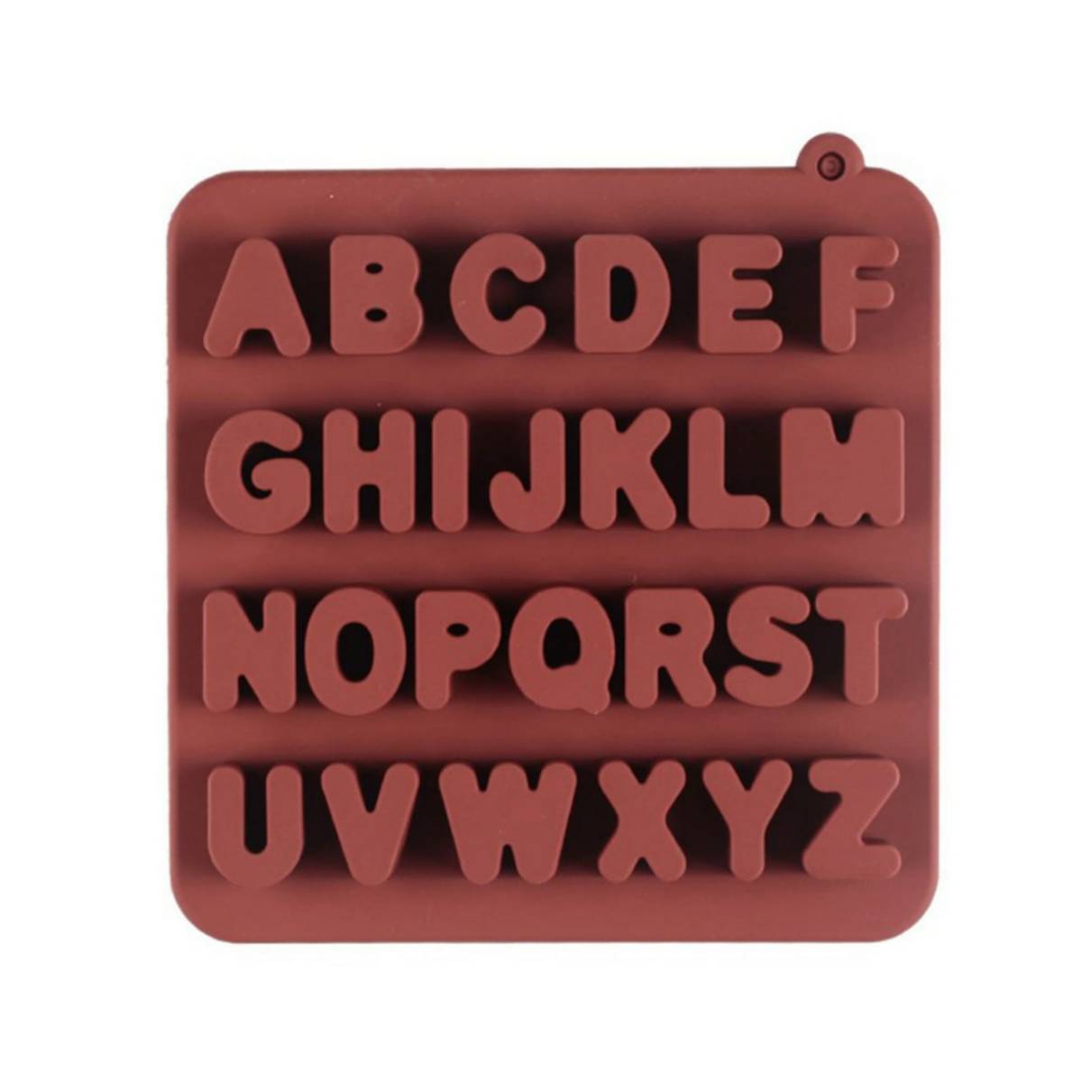 Silicon Alphabet mould
Material: Food grade silicone
Size: 16x 16x2cm
Color :Coffee