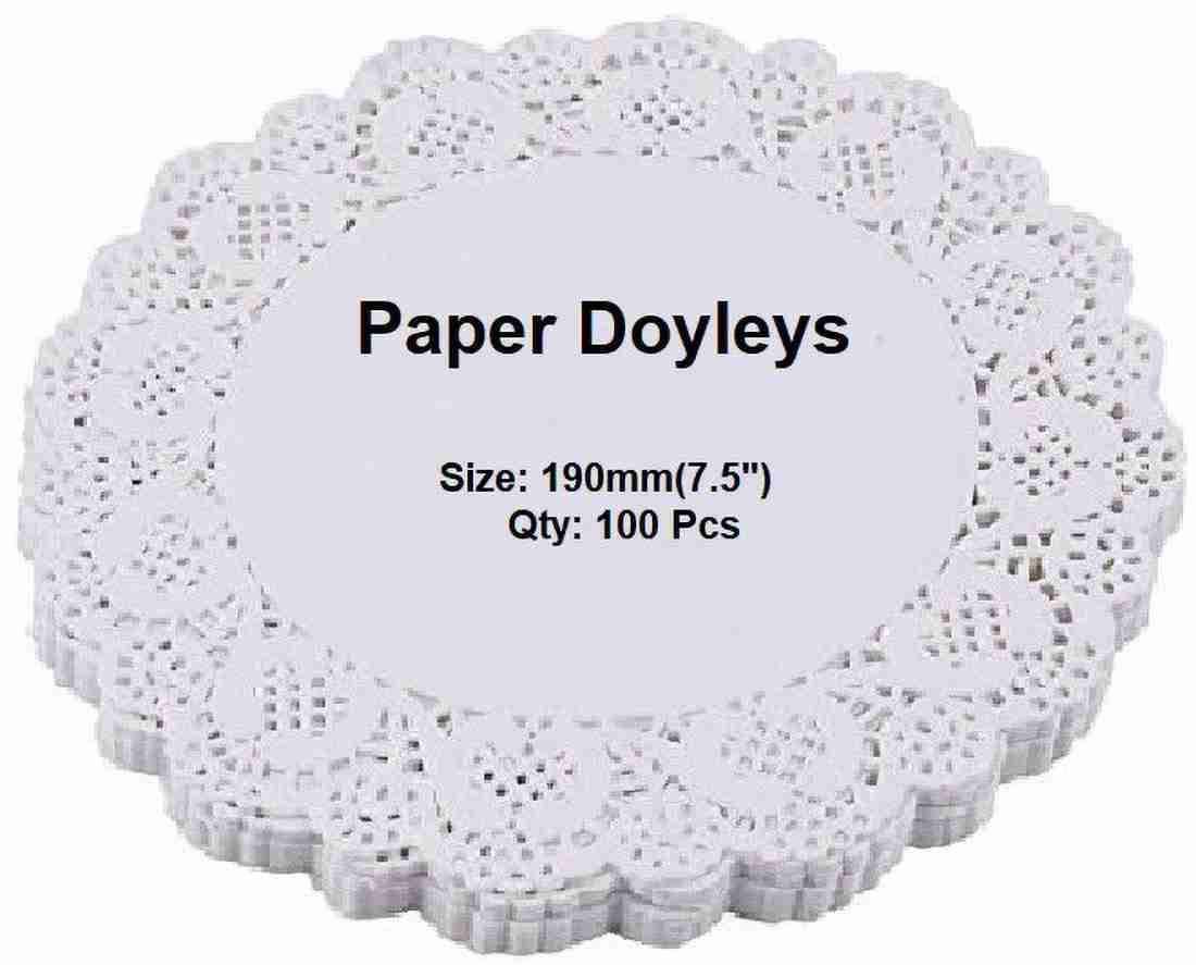 Paper Doyleys
Pack of 100
size -190mm(7.5")