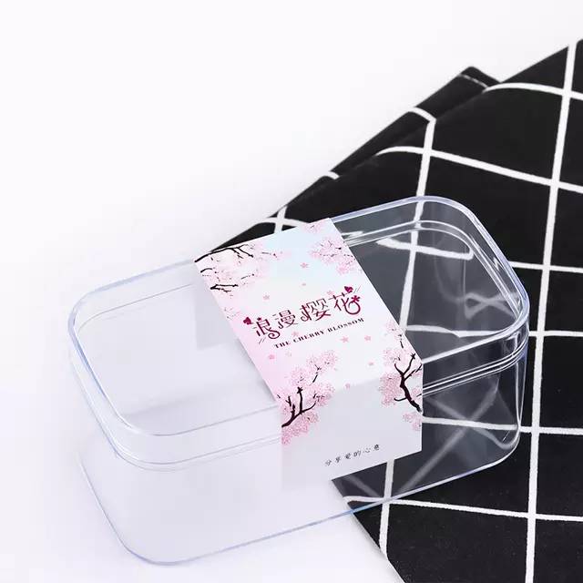 Rectangle Acrylic Tub Box 300 ml Pack of 12