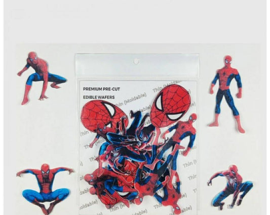 Spiderman Edible Pre-cut paperPiece -12code (WPC-063)