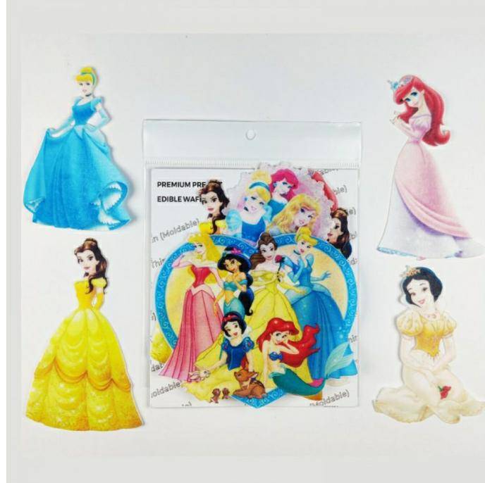 Tastycrafts Edible Pre-Cut Wafer PaperDisney princesses-4pcscode (WPC-062)