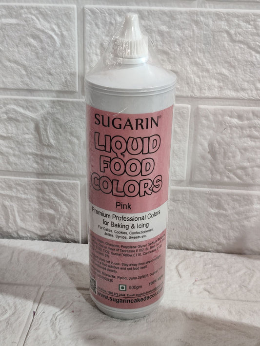 Sugarin Pink Liquid Food Color 500gm