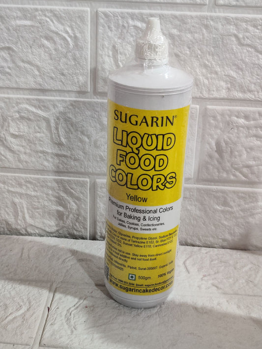 Sugarin Yellow Liquid Food Color 500gm