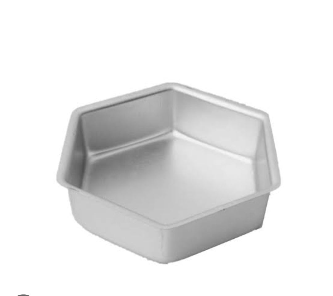 Rolex Hexagon Cake Tin 8 inch