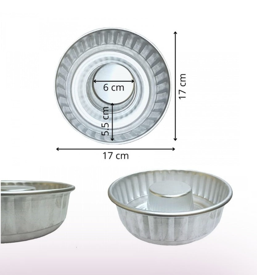 Aluminium Bundt Cake Tin 6 Inch