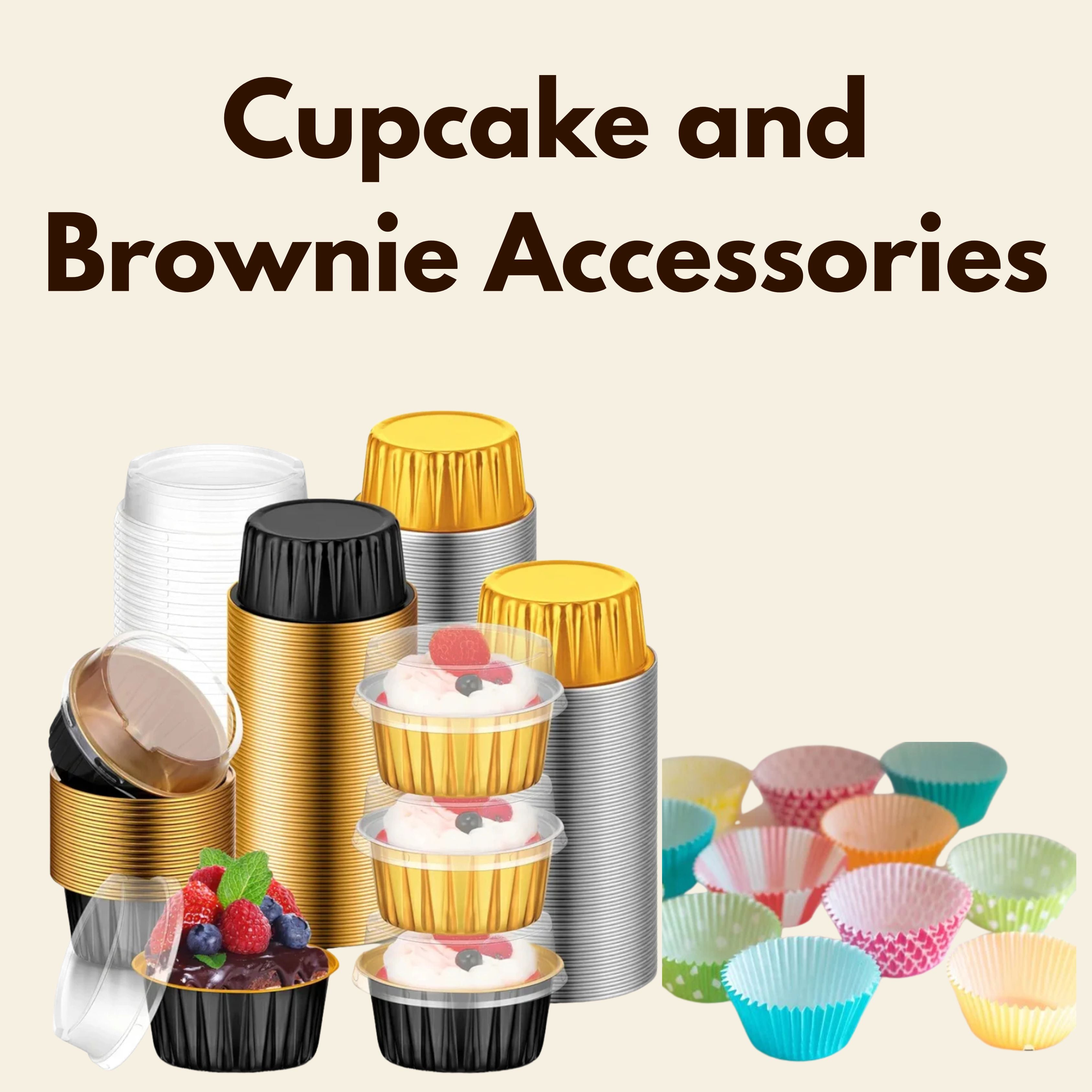Cupcake and Brownie Accessories – Bakeworld Retails Pvt Ltd