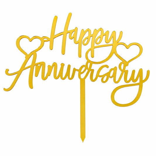 Happy Anniversary Acrylic Topper RT00221