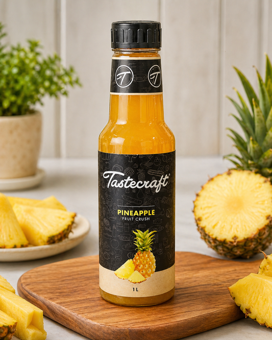 Tastecraft Premium Pineapple Whole Fruit Crush, 1L