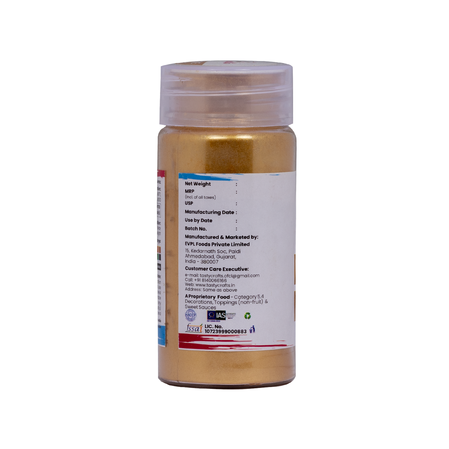 Tastycraft intense Gold Luster dust 25 gm