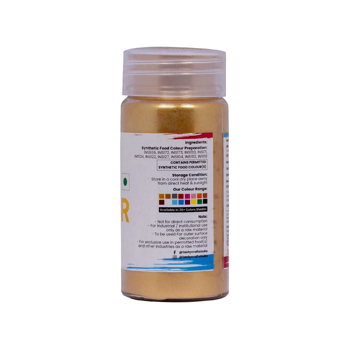 Tastycraft intense Gold Luster dust 25 gm