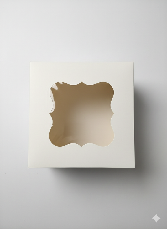 Window Cake Box Size 12x12x5 Inch (Pack of 10)