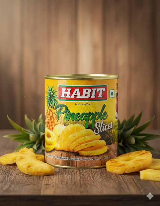 Habit pineapple slices 850gm