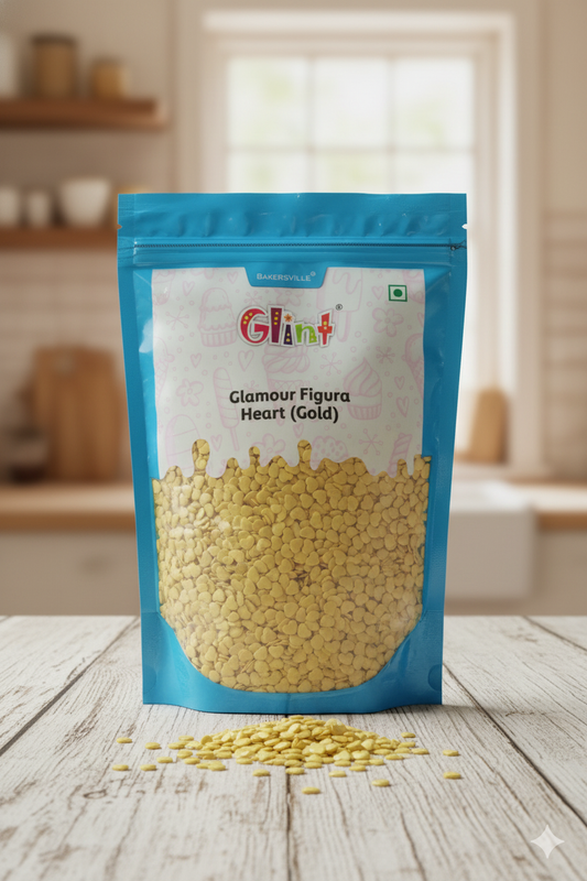 Bakersville Glint Glamour Figura Heart (Gold)