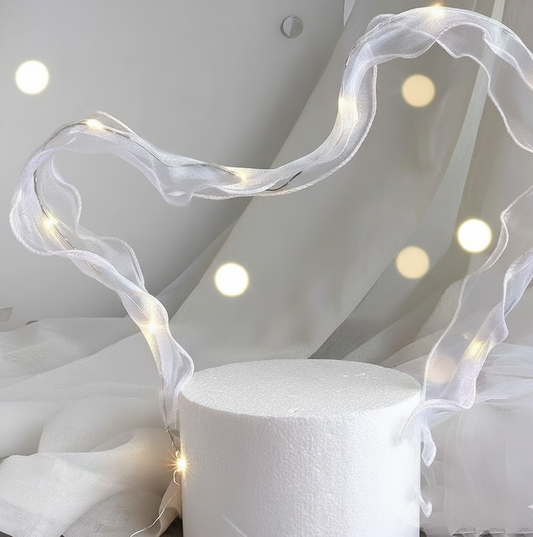 LED Ribbon cake topper