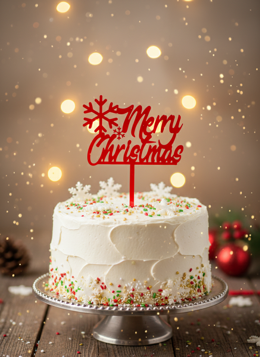 Christmas Acrylic Topper