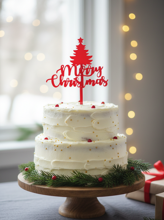 Christmas Acrylic Topper