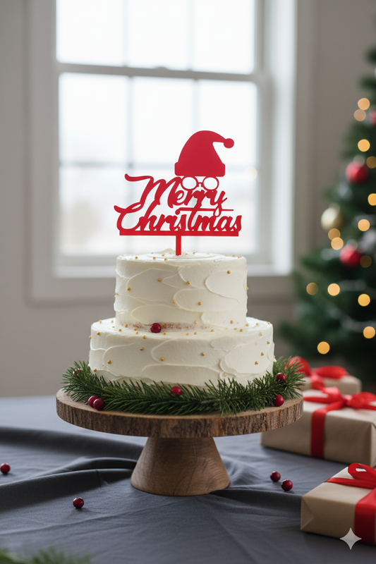 Christmas Acrylic Topper