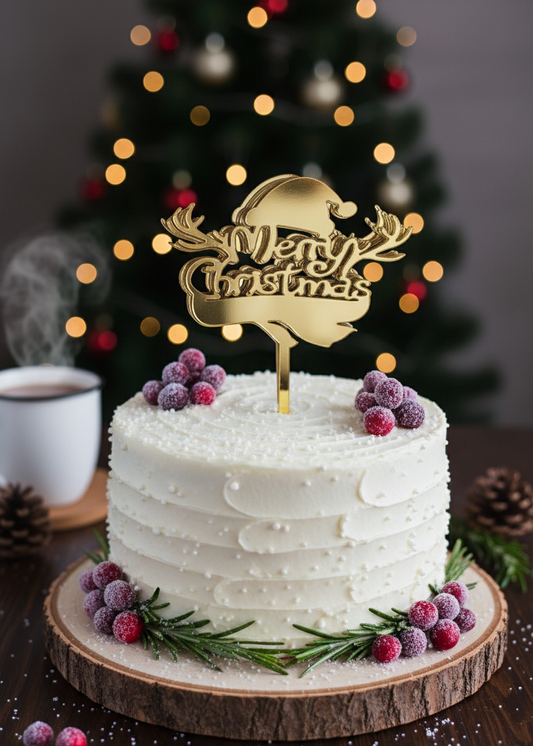 Christmas Acrylic Topper Pack Of 10 Size 3 inch