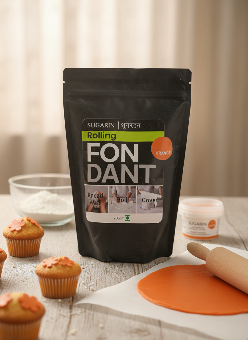Sugarin Rolling Fondant Orange 900gm