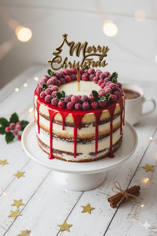 Christmas Acrylic Topper Pack Of 10 Size 3 inch