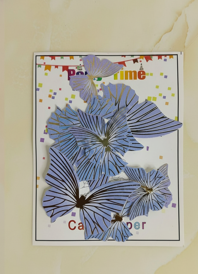 Butterfly Pack Of 10 Light Purple