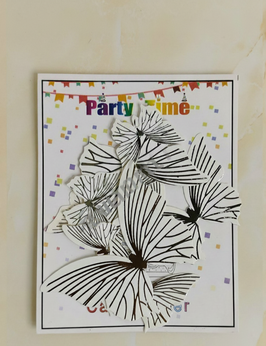 Butterfly Pack Of 10 White