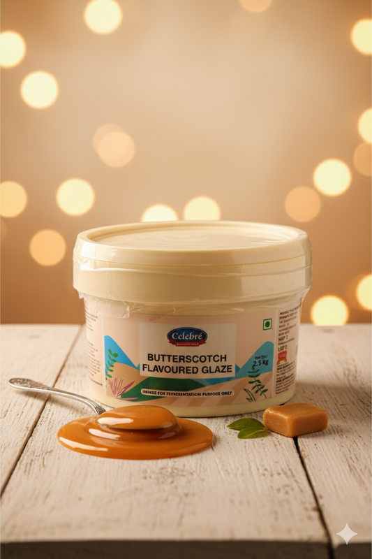 Celebre Butterscotch Flavoured Glaze 2.5kg
