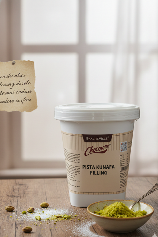 Bakersville Chocoville Pista Kunafa Filling 1kg