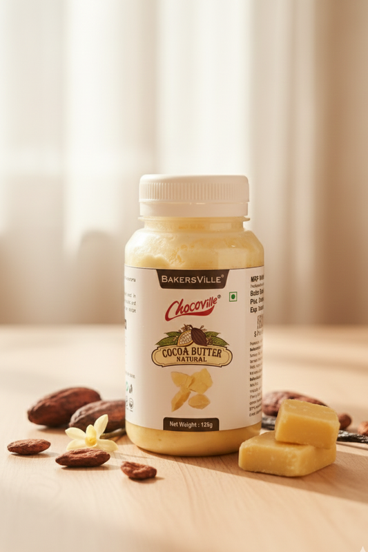Bakersville Chocoville Cocoa Butter Natural 125gm