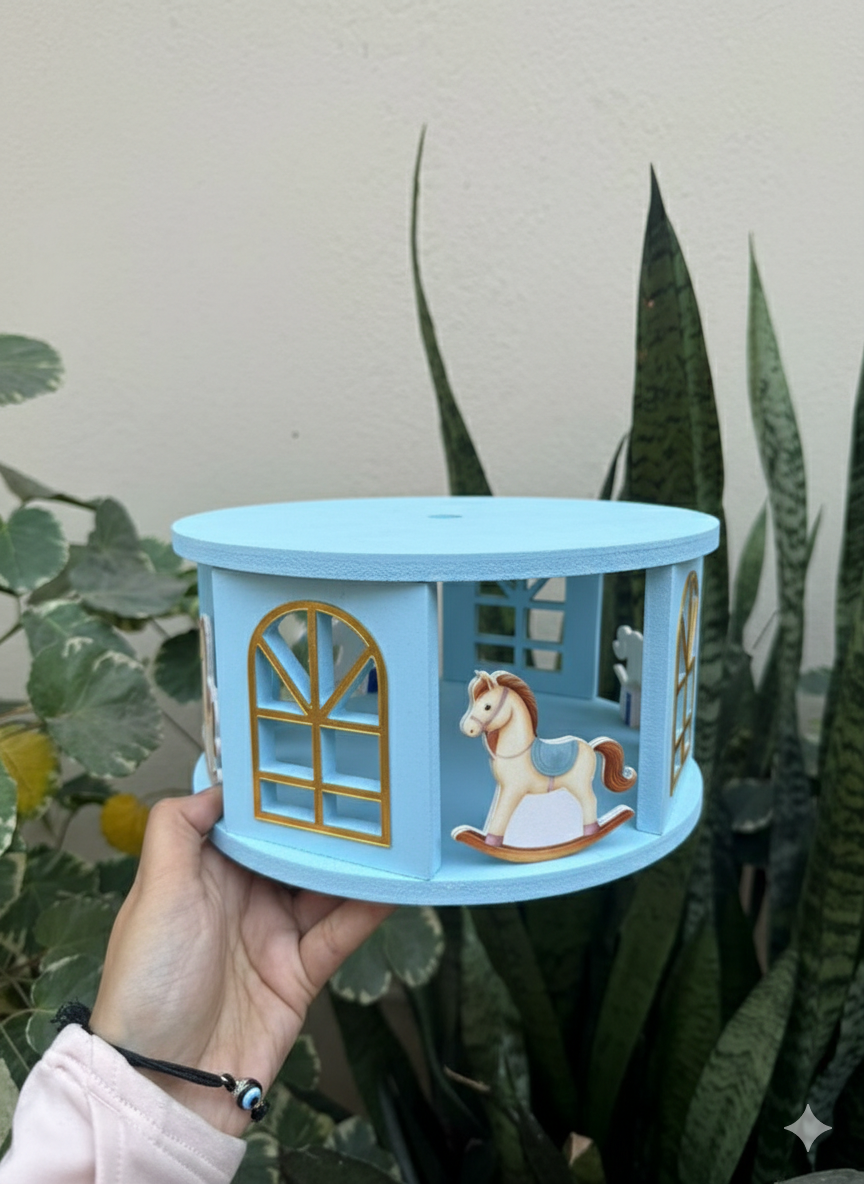 carousel cake stand