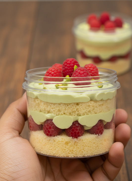 Acrylic Jar With Transparent lid size - 2x2.5 inch