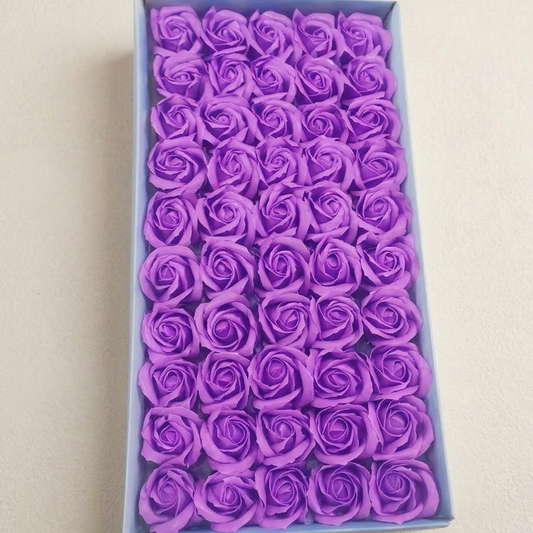 Artificial lavender Scented Rose Pack of 50