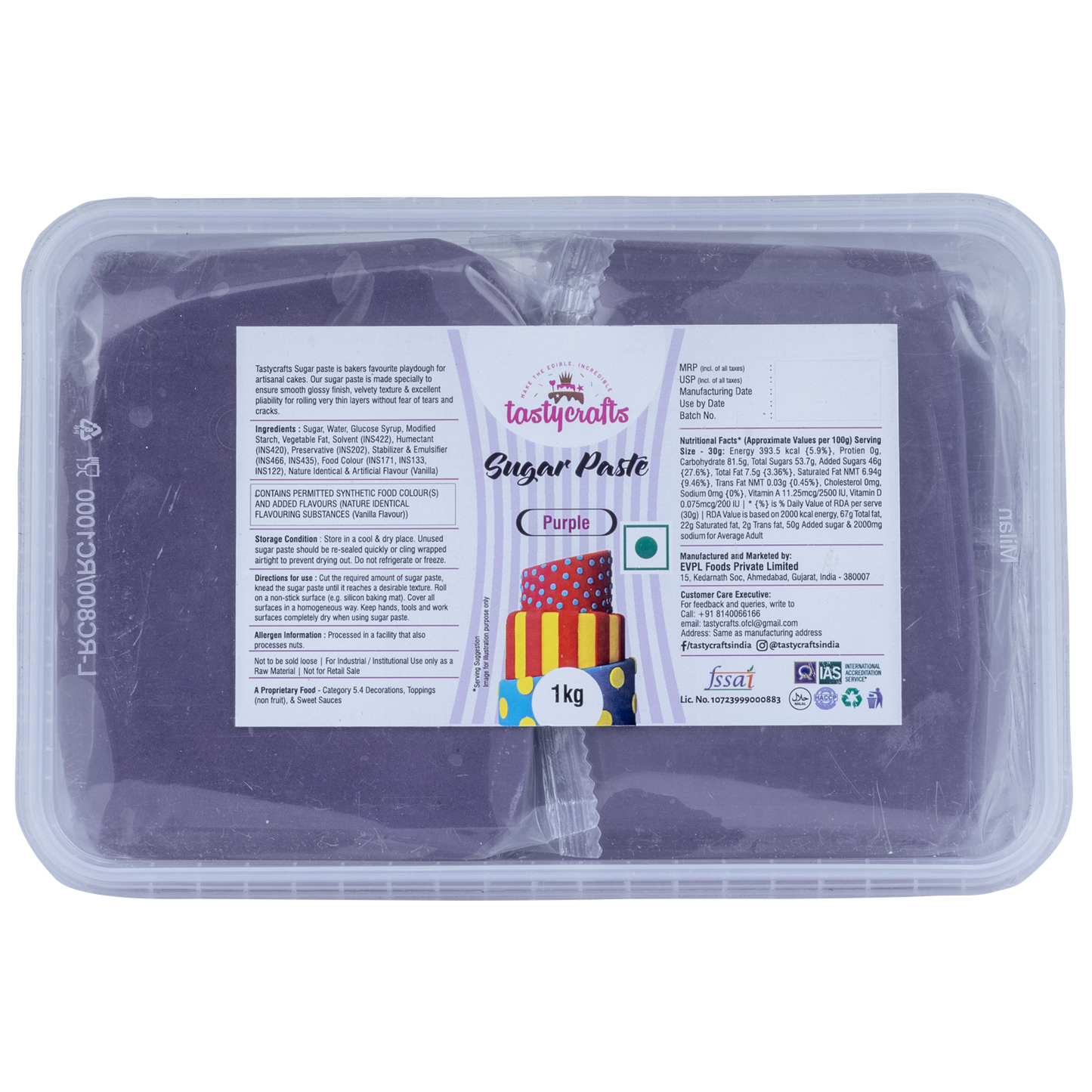 Tastycraft sugar paste Purple